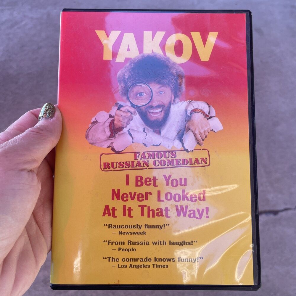 Yakov (DVD) Famous Russian Comedian, Comedy, DVD Stand Up Comedy
